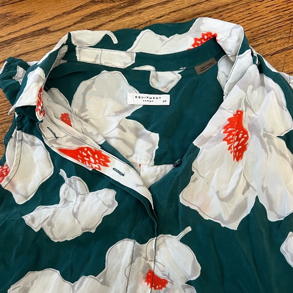 Equipment silk button-down shift dress size small - Picture 3 of 5